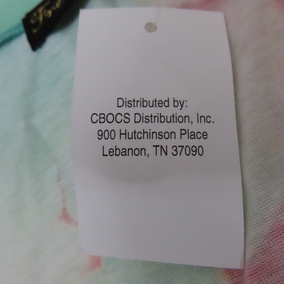 🌹4 for$20🌹 French Bazaar Sparkle Flower Tunic Shirt XXL - Picture 9 of 10